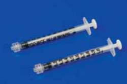 Syringe 1cc LL TB Tuberculin Syringe Monoject™ 1 mL Luer Lock Tip Without Safety (60/BX 4BX/CS) by Cardinal  ID 1180100777